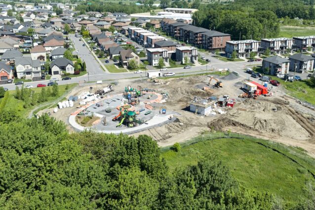 Construction du parc Bella