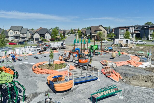 Construction du parc Bella