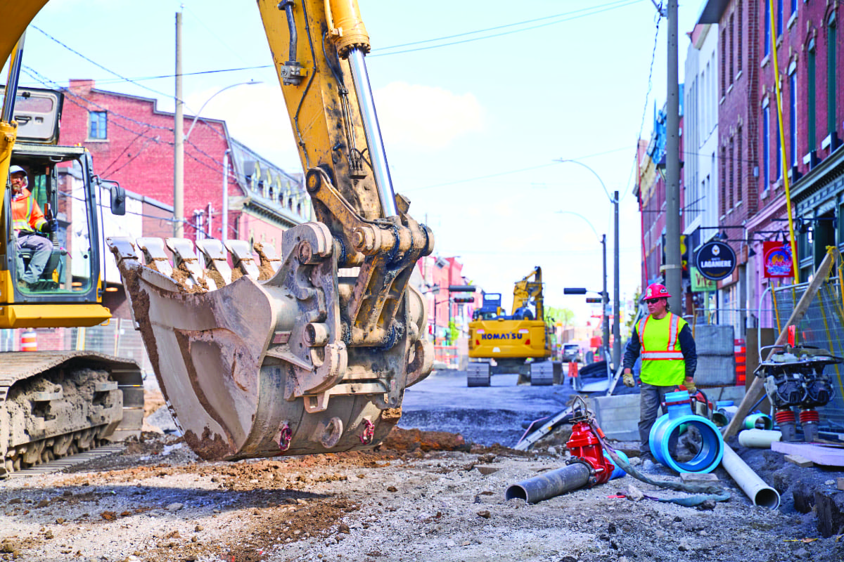 Des travaux